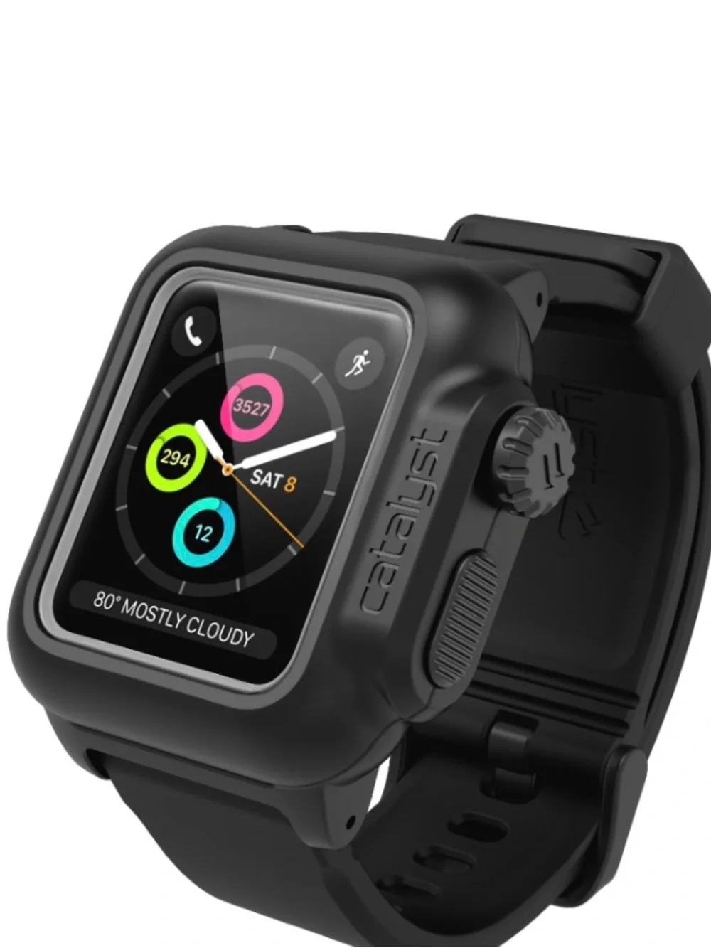 Catalyst Waterproof Apple Watch Case 38mm — Black
